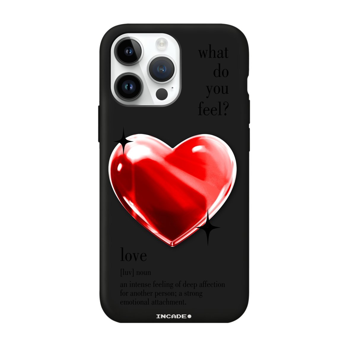 1 heart red - INCADE