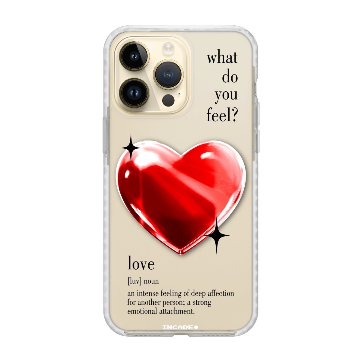 1 heart red - INCADE