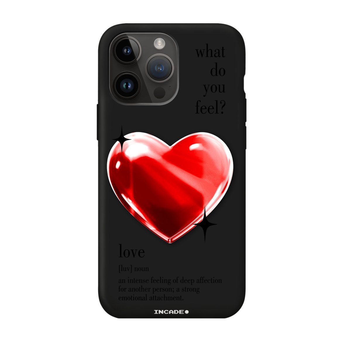 1 heart red - INCADE