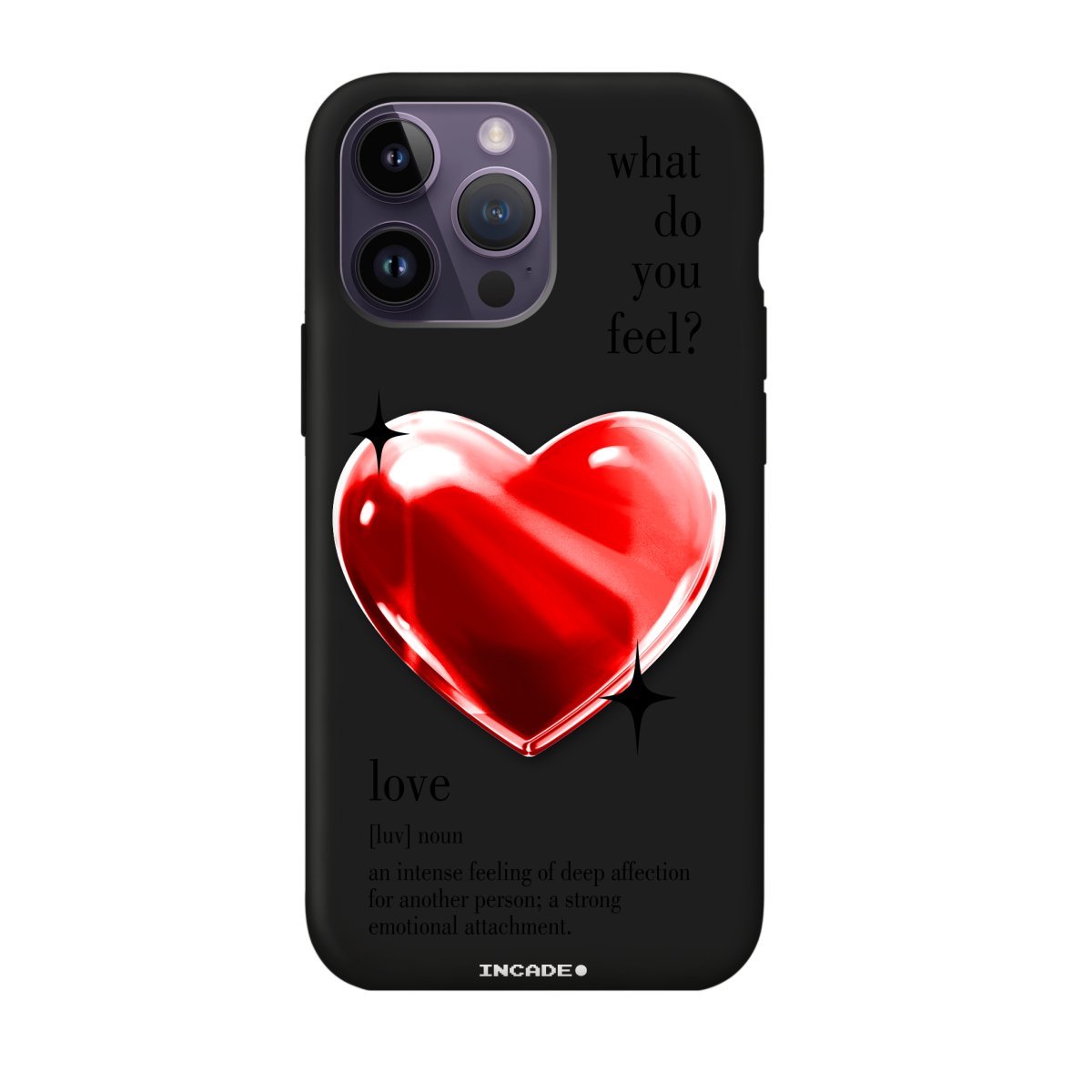 1 heart red - INCADE