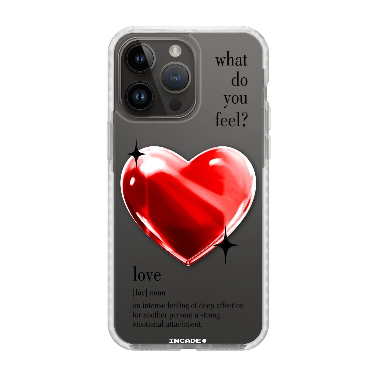 1 heart red - INCADE