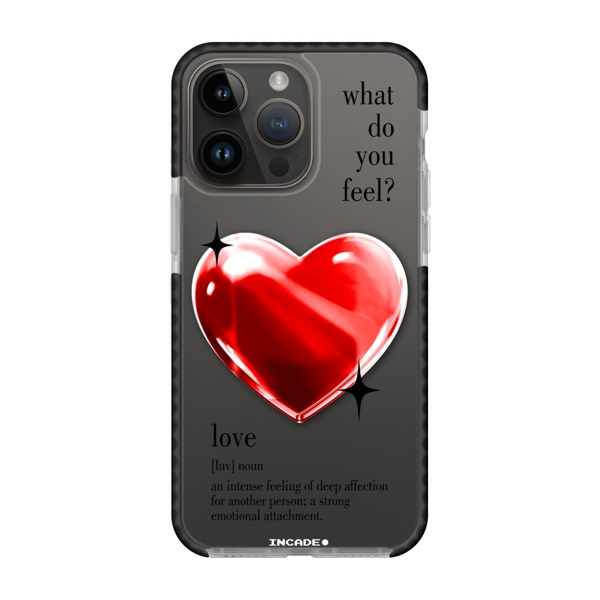 1 heart red - INCADE