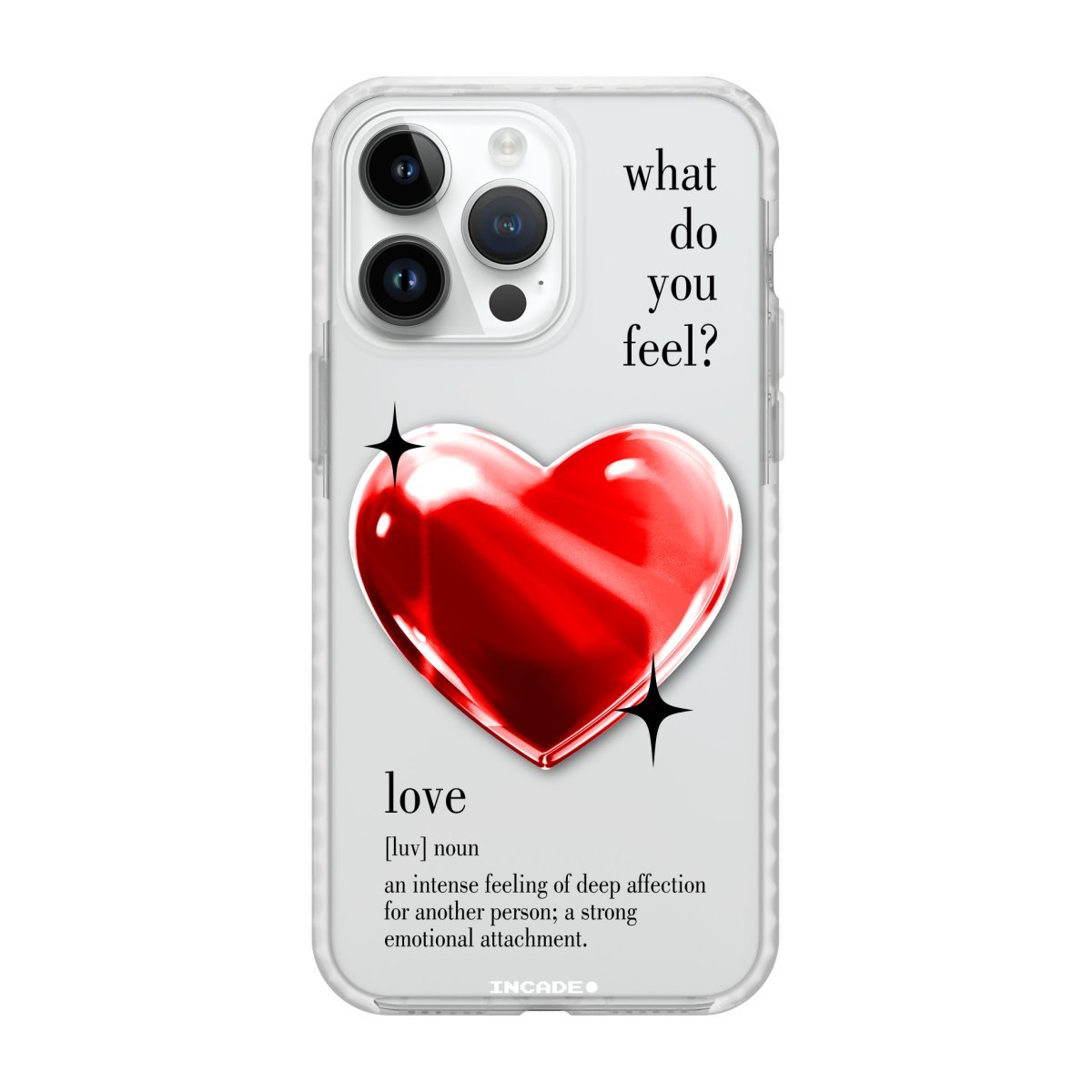 1 heart red - INCADE