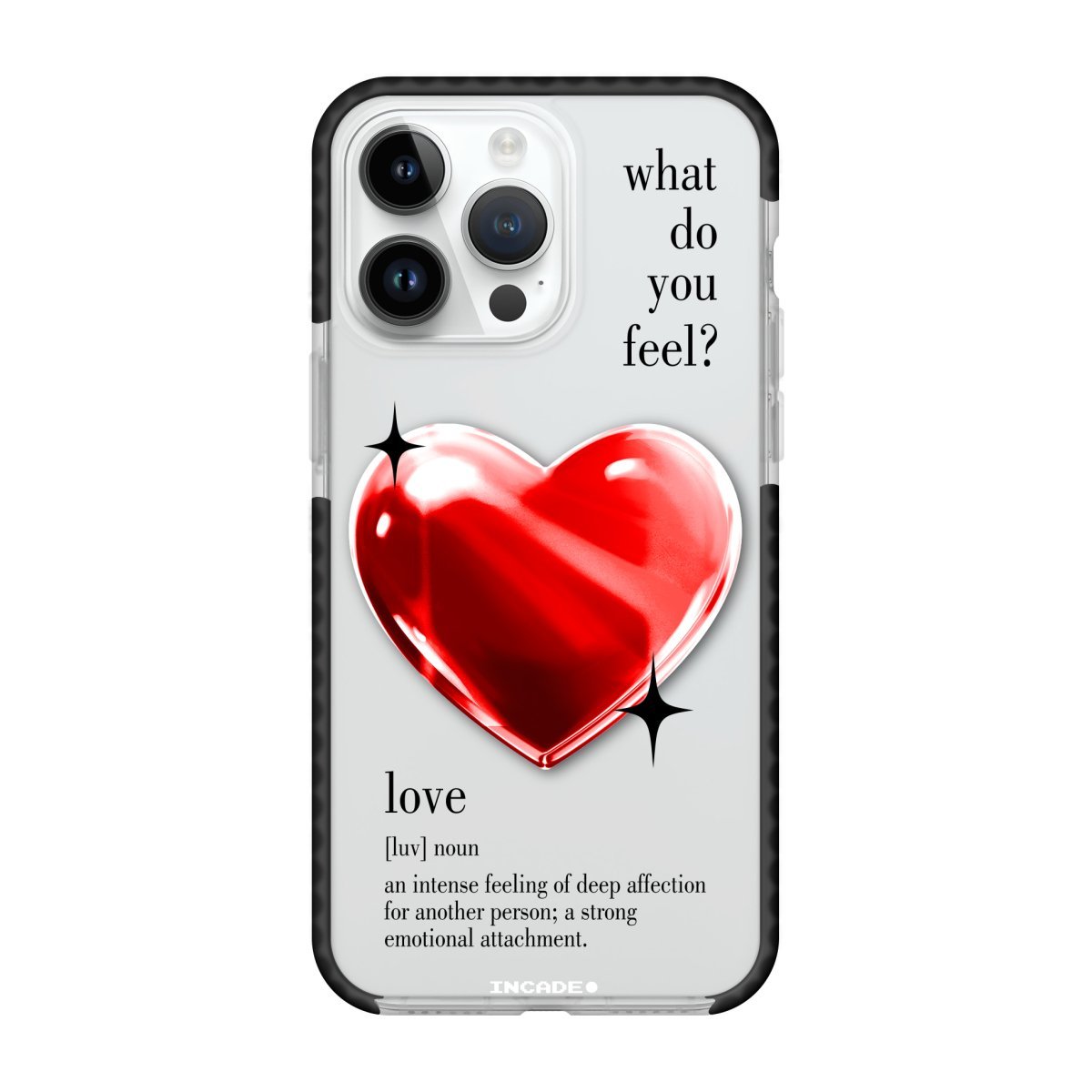 1 heart red - INCADE