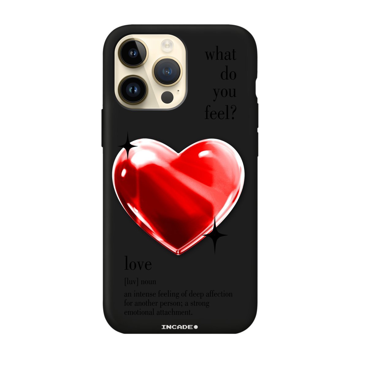 1 heart red - INCADE