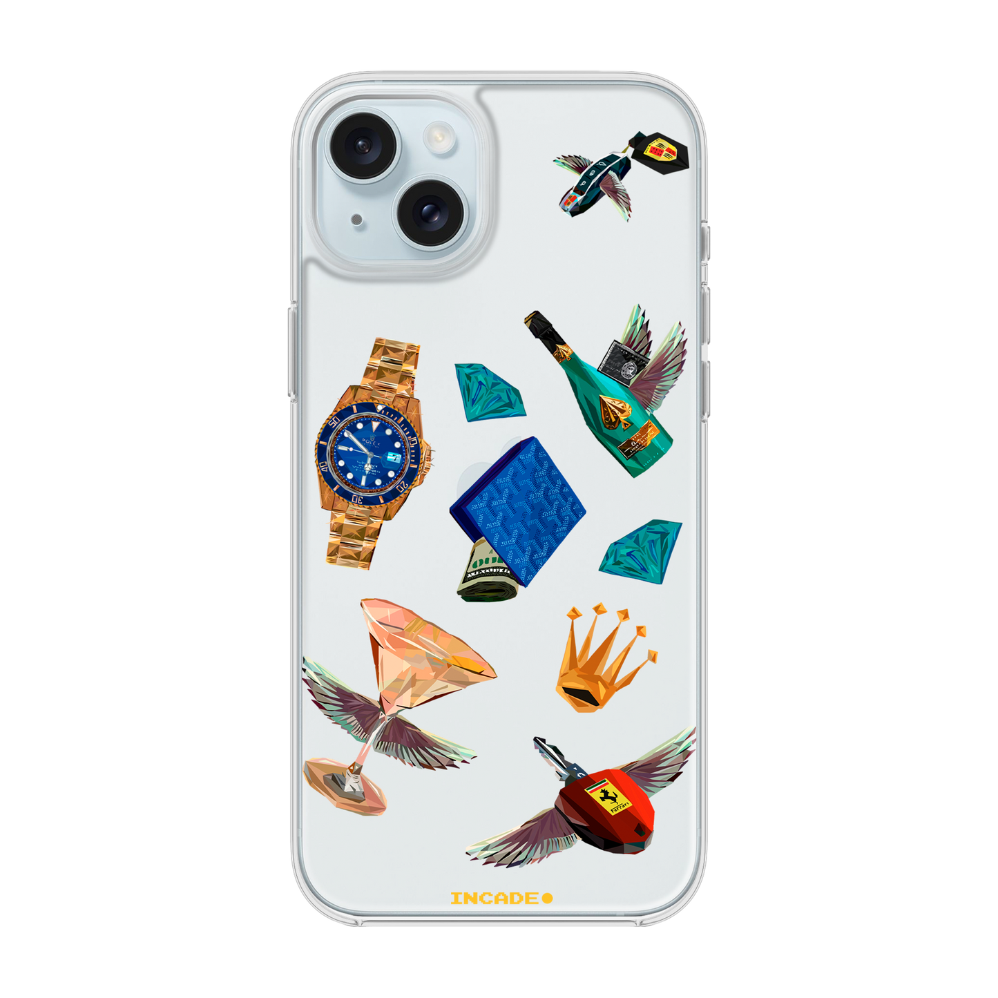 Etui na iPhone 15 Ferrari porsche rolex