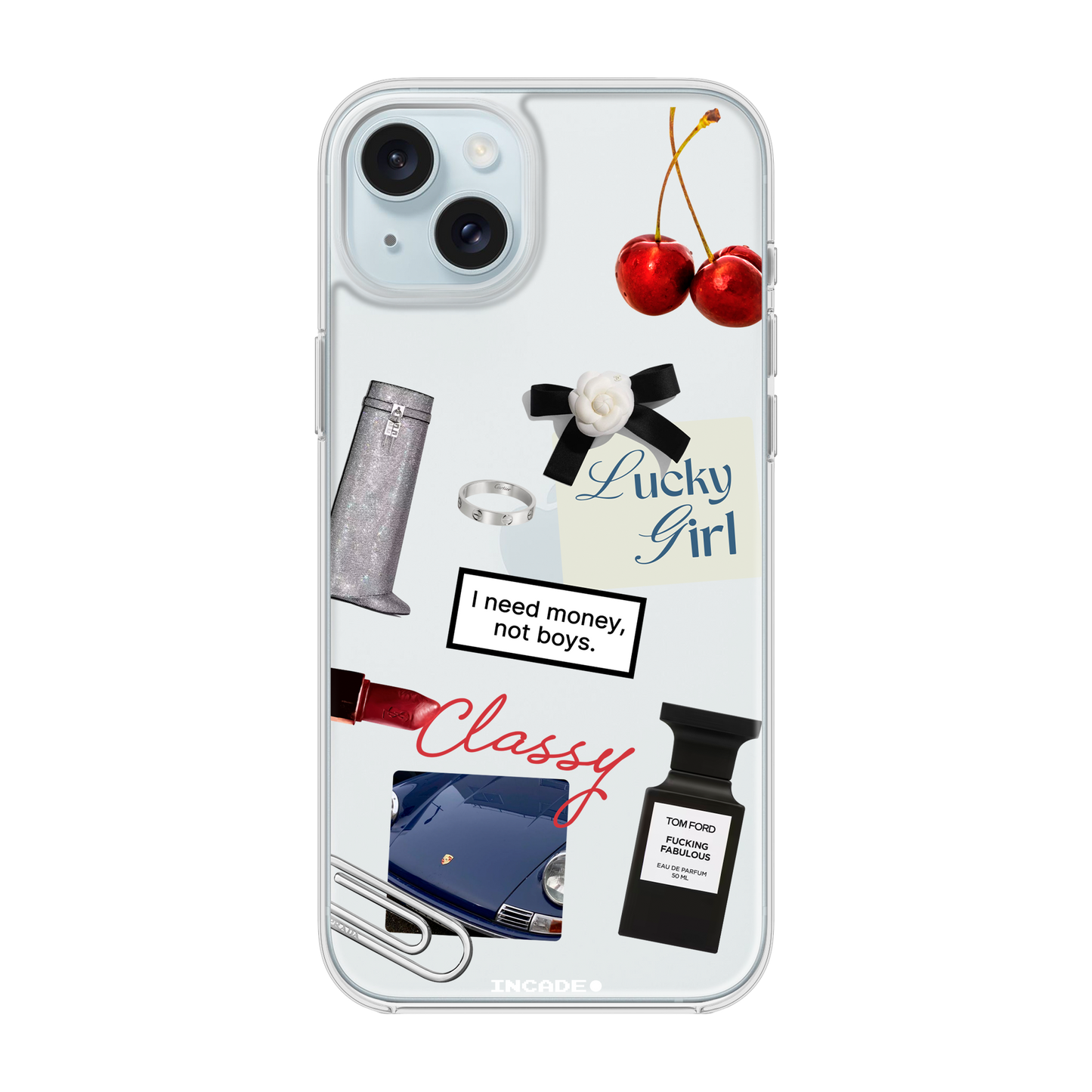 Etui na iPhone 15 LUCKY GIRL