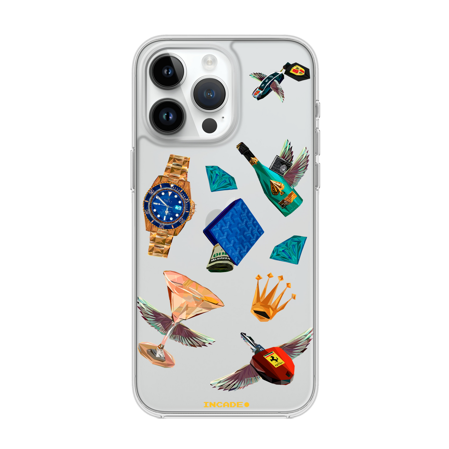 Etui na iPhone 14 Pro Max Ferrari porsche rolex