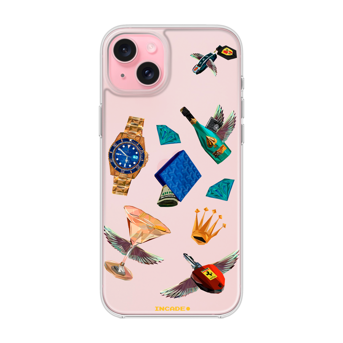 Etui na iPhone 15 Ferrari porsche rolex