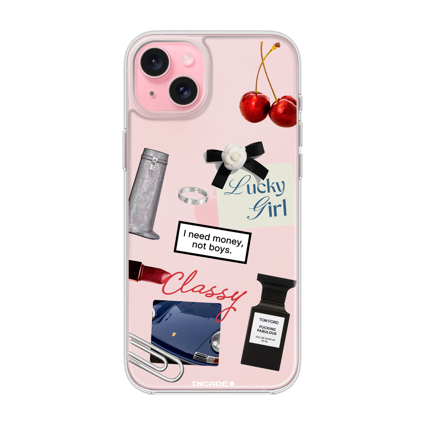 Etui na iPhone 15 LUCKY GIRL