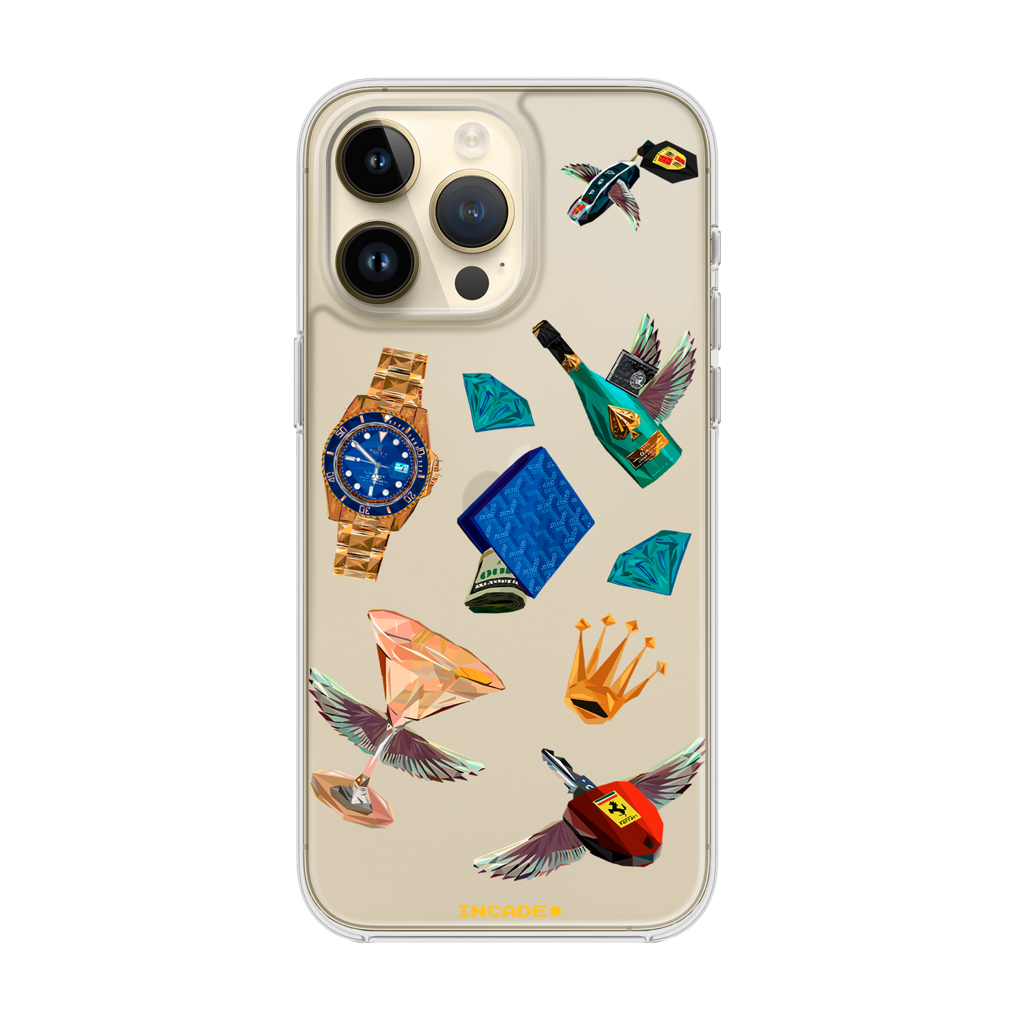 Etui na iPhone 14 Pro Max Ferrari porsche rolex