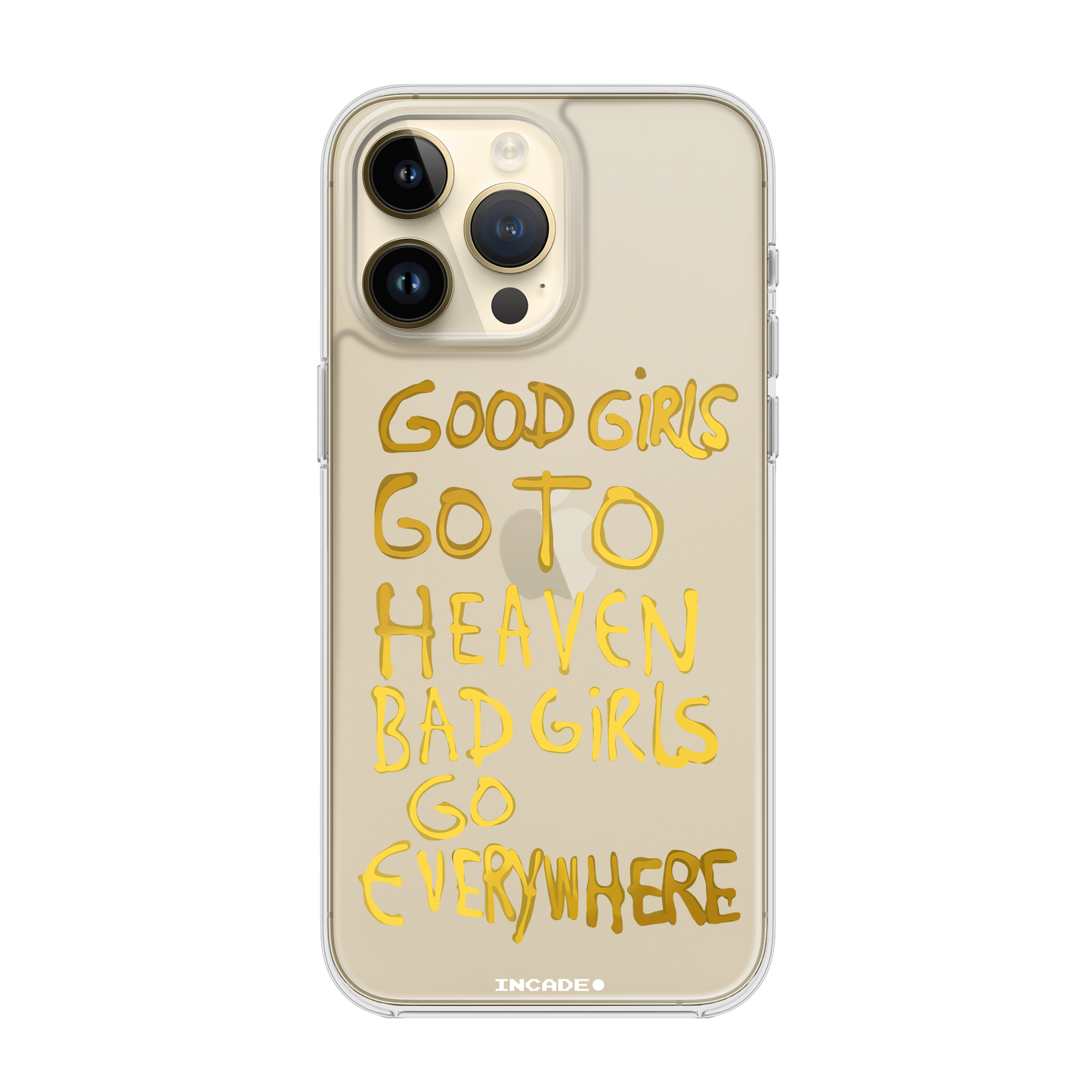 Etui na iPhone 14 Pro Max bad girl gold