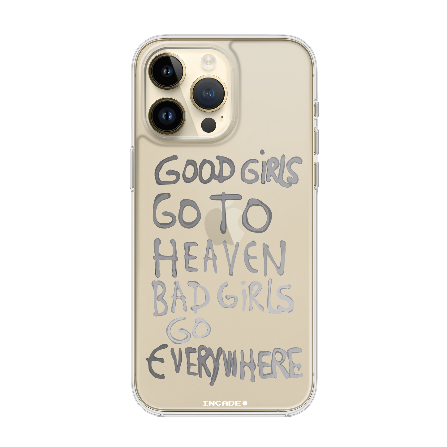 Etui na iPhone 14 Pro Max bad girl silver