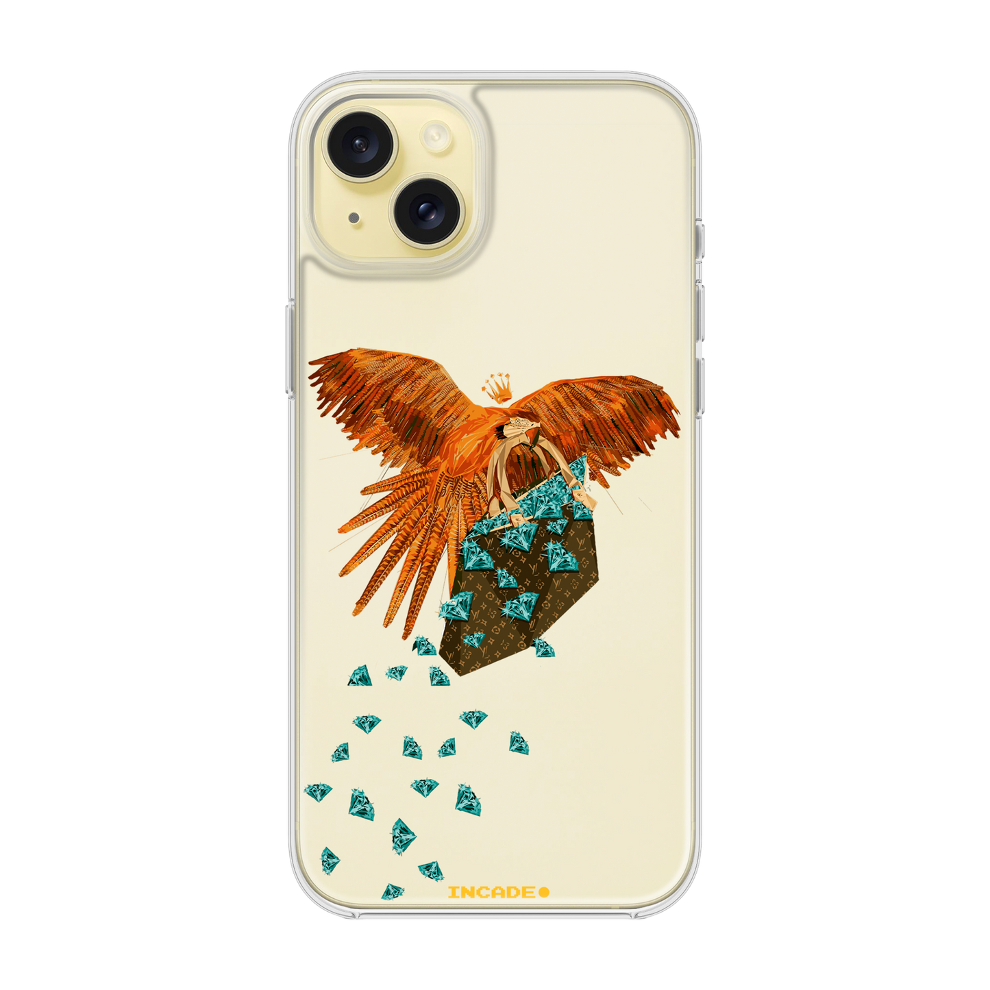 Etui na iPhone 15 jungle king