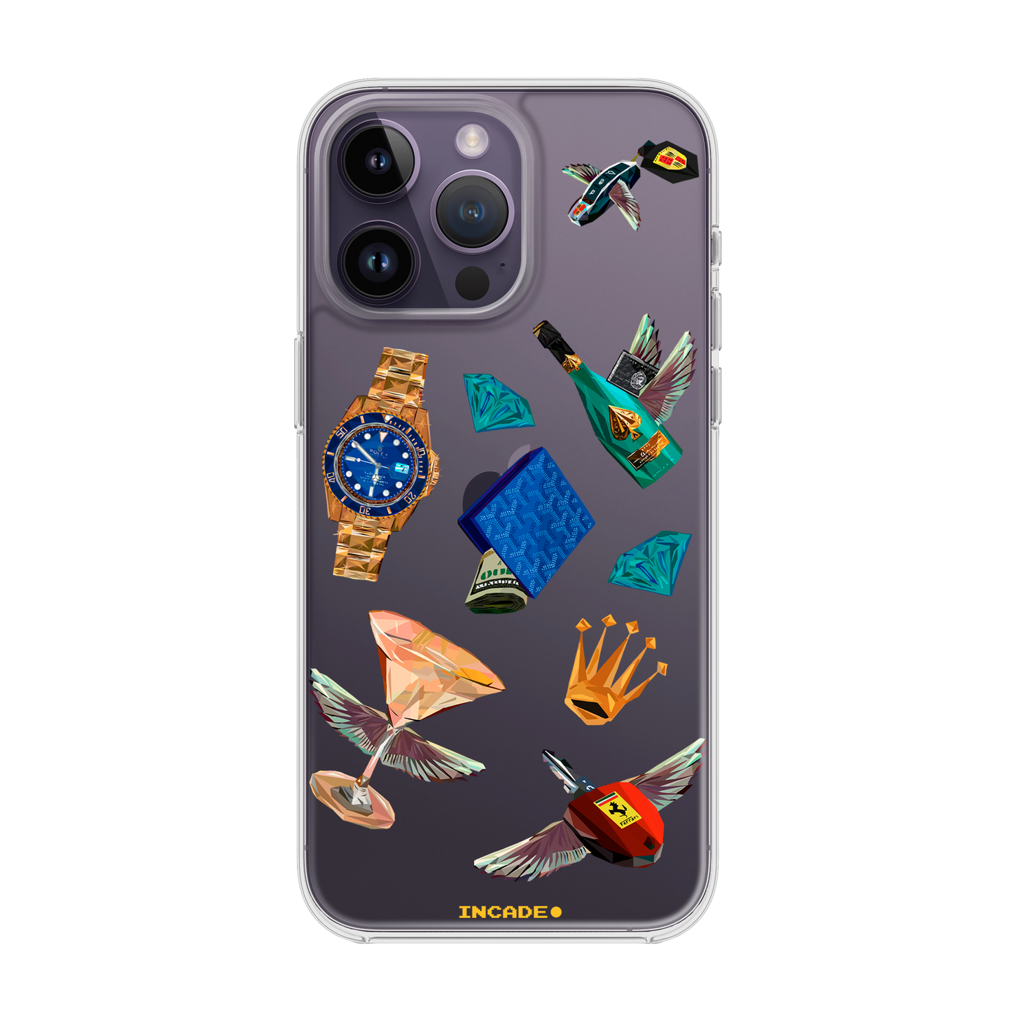 Etui na iPhone 14 Pro Max Ferrari porsche rolex