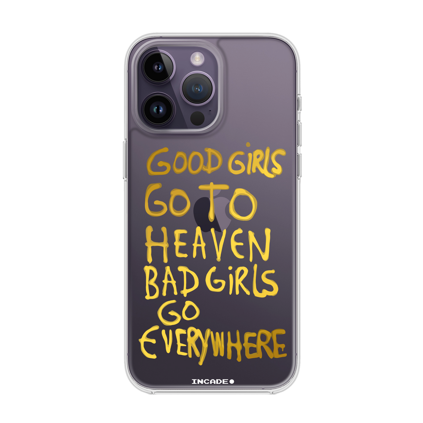 Etui na iPhone 14 Pro Max bad girl gold