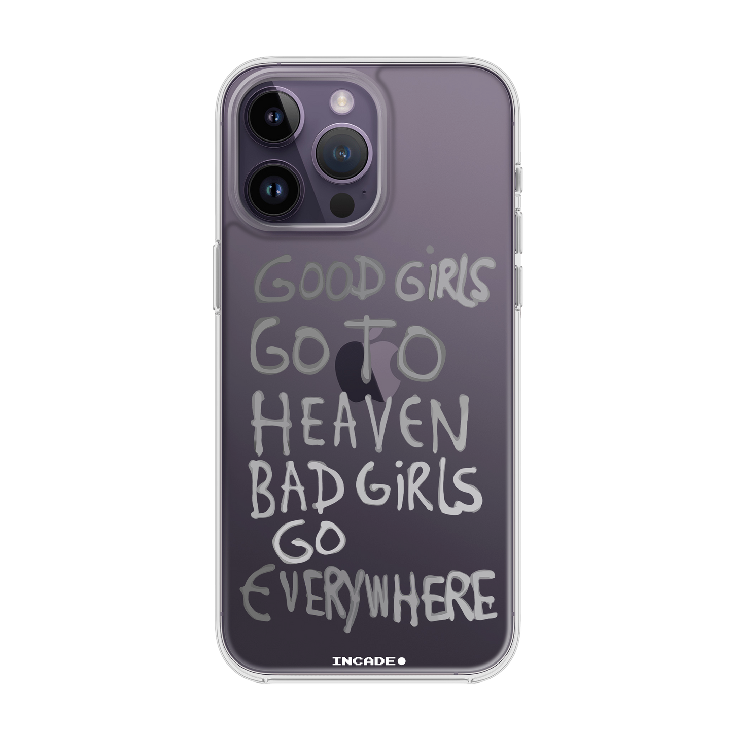 Etui na iPhone 14 Pro Max bad girl silver