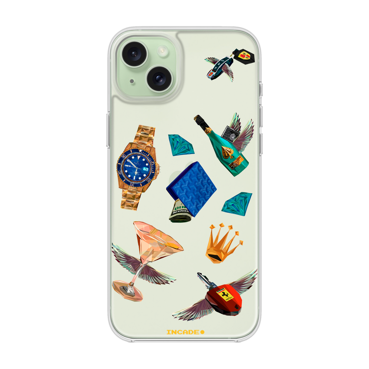 Etui na iPhone 15 Ferrari porsche rolex