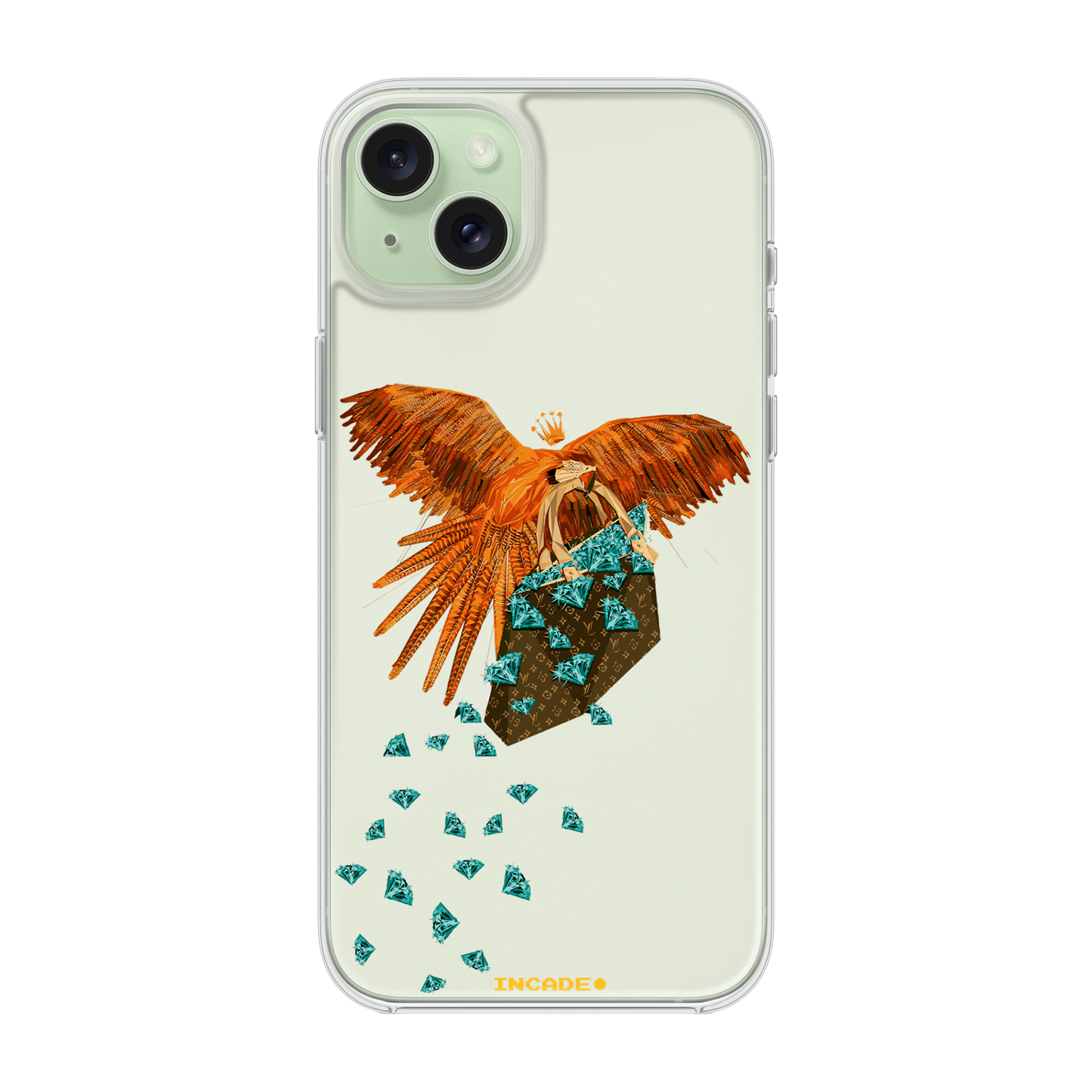 Etui na iPhone 15 jungle king