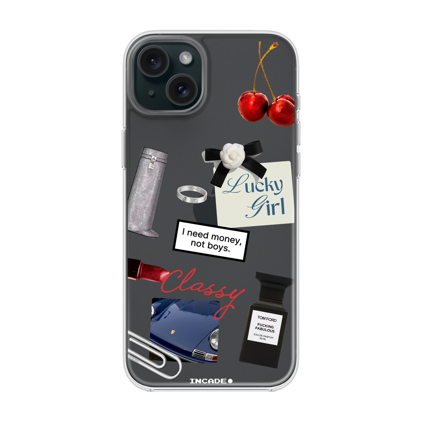 Etui na iPhone 15 LUCKY GIRL