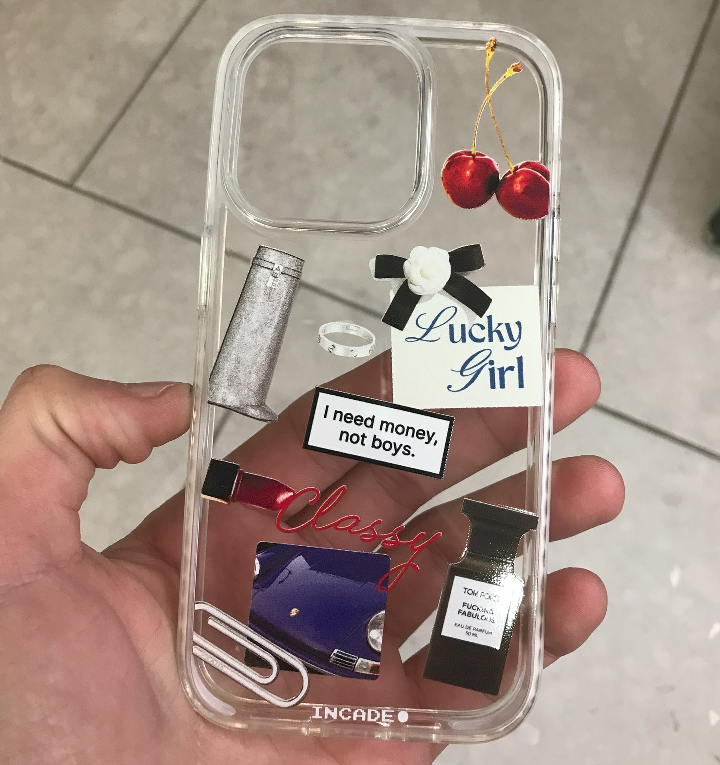 Etui na iPhone 15 LUCKY GIRL