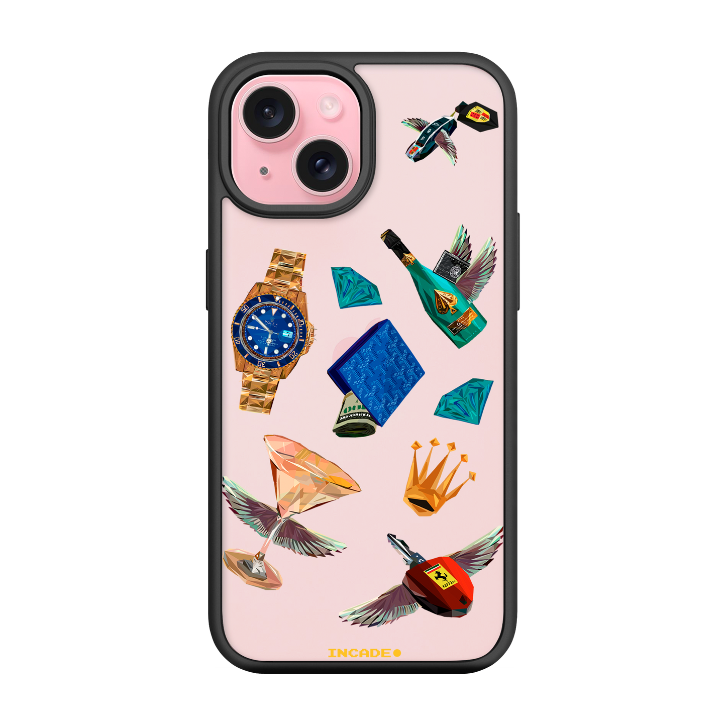 Etui na iPhone 15 Ferrari porsche rolex