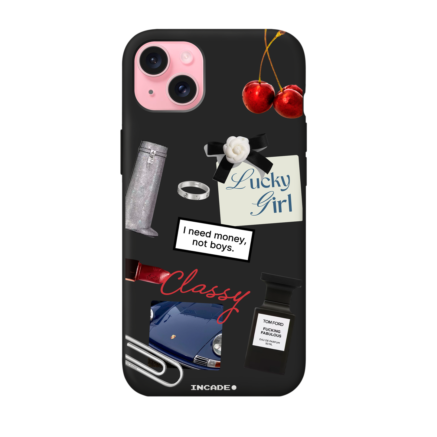 Etui na iPhone 15 LUCKY GIRL