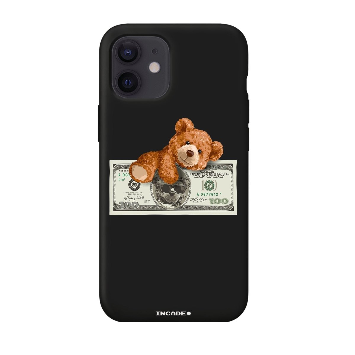 Чохол для iPhone 12 mini teddy dollar - INCADE