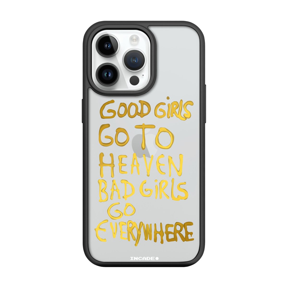 Чохол для iPhone 14 Pro Max bad girl gold - INCADE