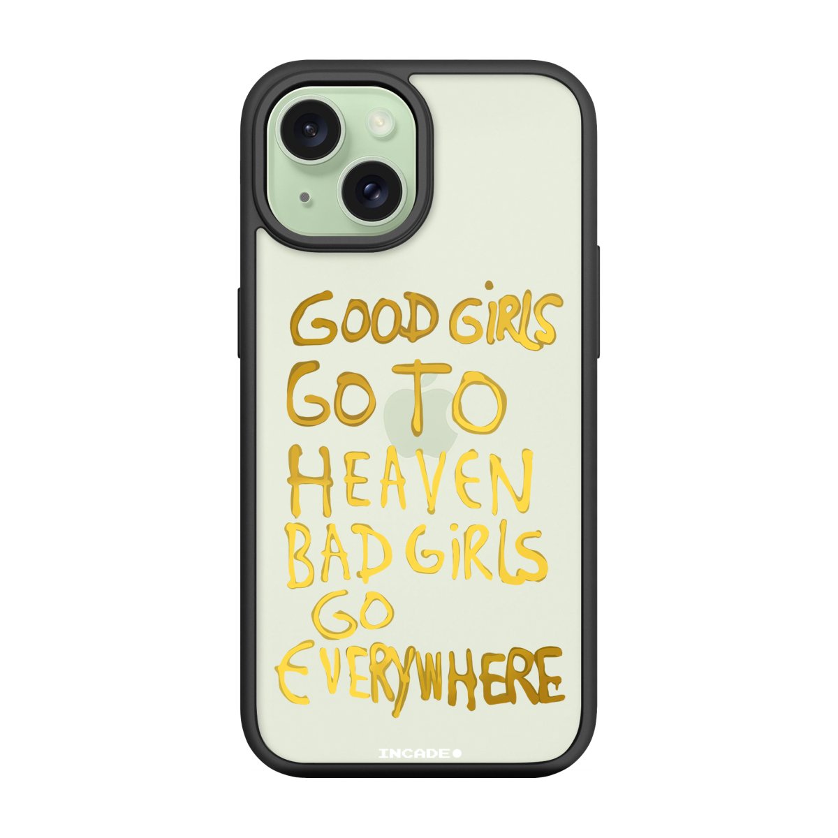 Чохол для iPhone 15 bad girl gold - INCADE