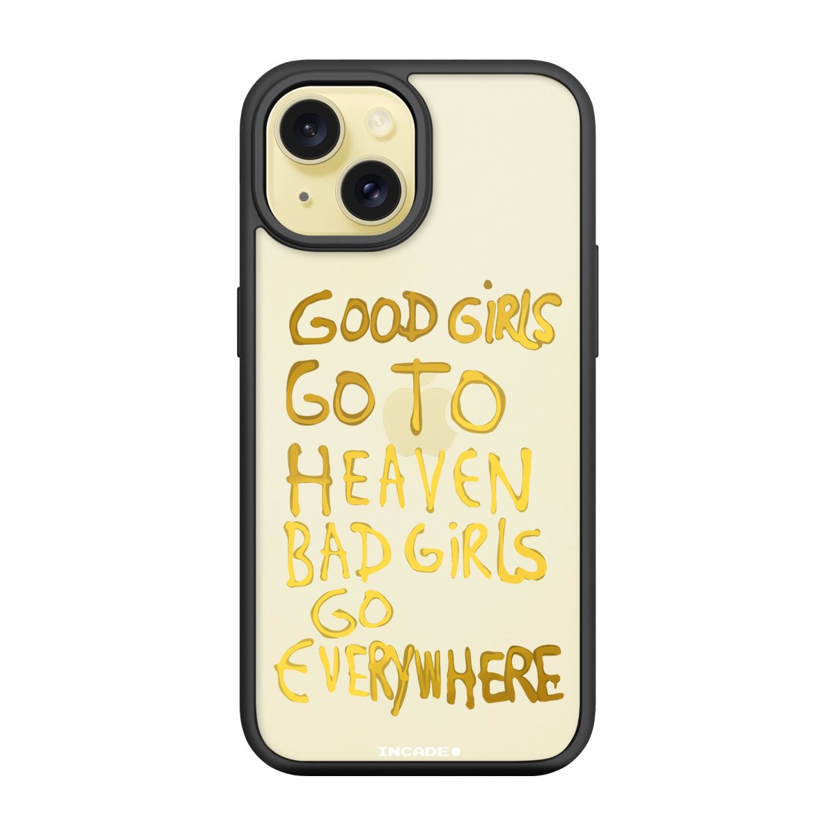 Чохол для iPhone 15 bad girl gold - INCADE