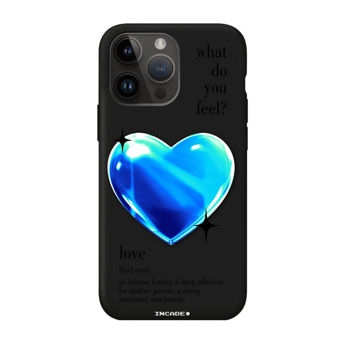 1 heart blue - INCADE