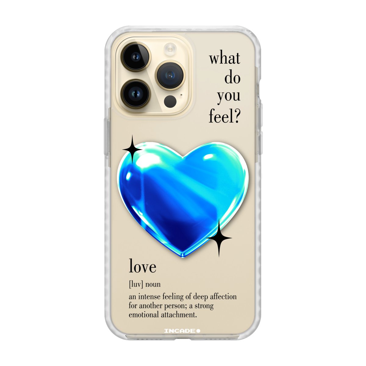 1 heart blue - INCADE