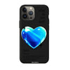 Чохол для iPhone 13 Pro з принтом 1 heart blue