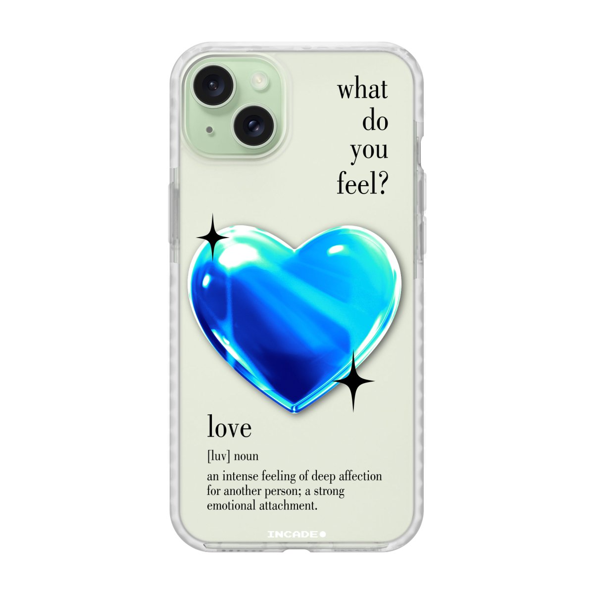 1 heart blue - INCADE