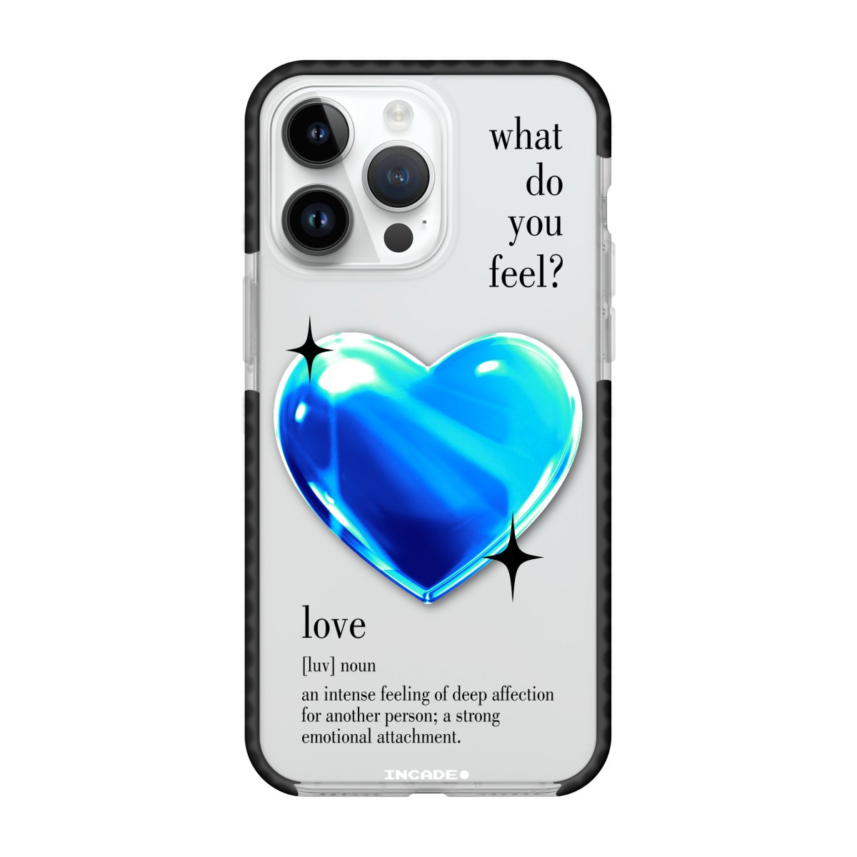 1 heart blue - INCADE
