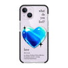 Чохол для iPhone 14 Plus з принтом 1 heart blue