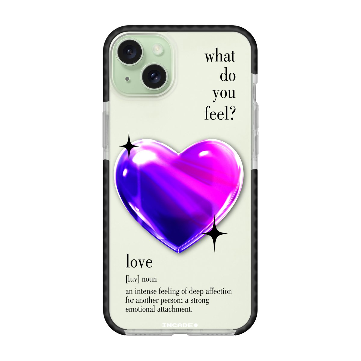 1 heart purple - INCADE