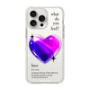 Чохол для iPhone 15 Pro Max з принтом 1 heart purple