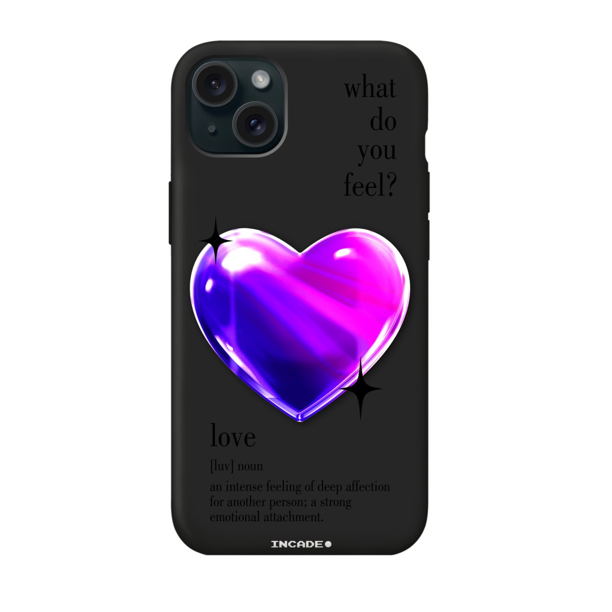 1 heart purple - INCADE