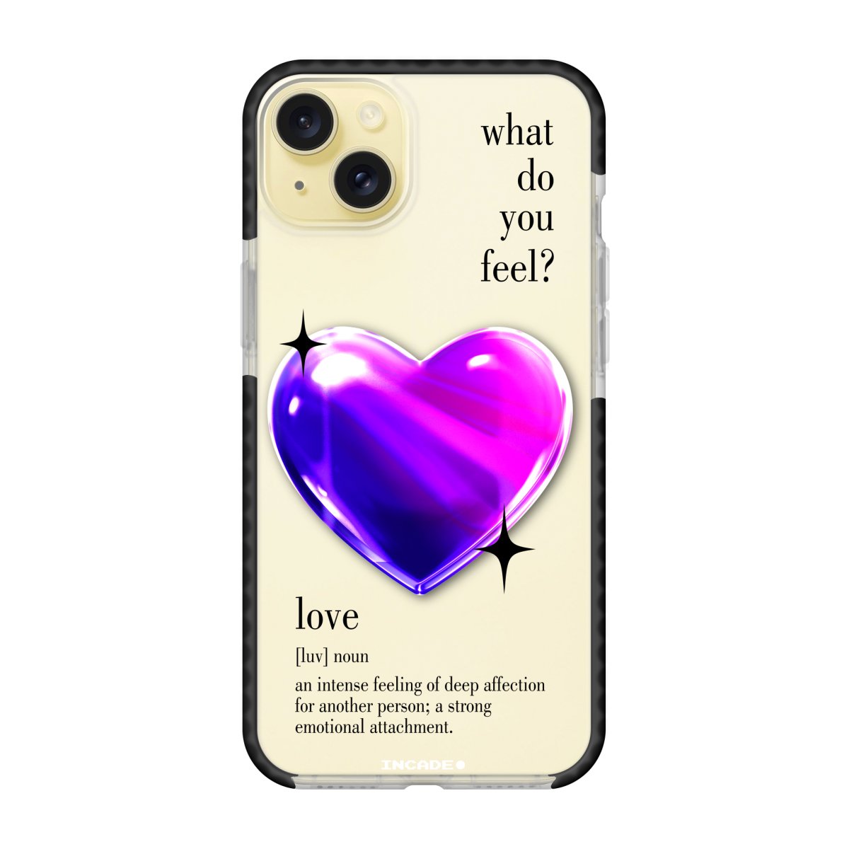 1 heart purple - INCADE