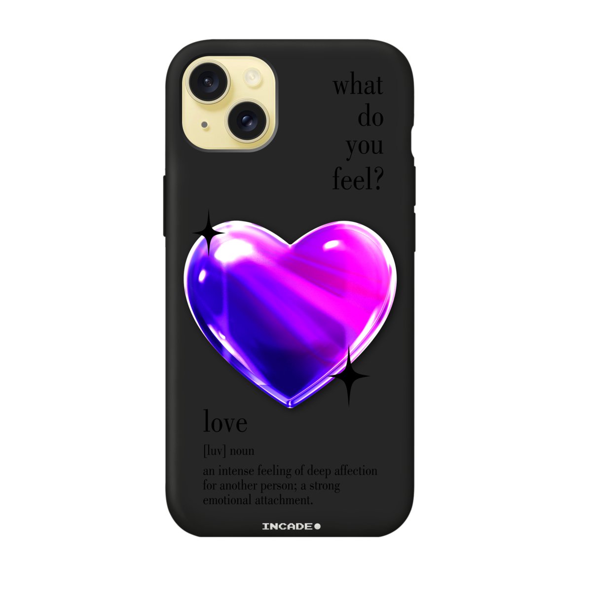 1 heart purple - INCADE