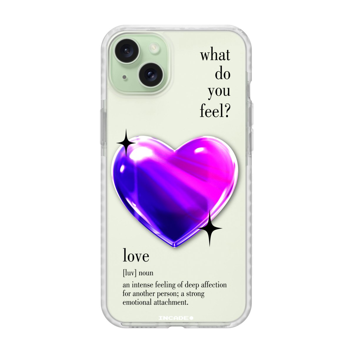 1 heart purple - INCADE