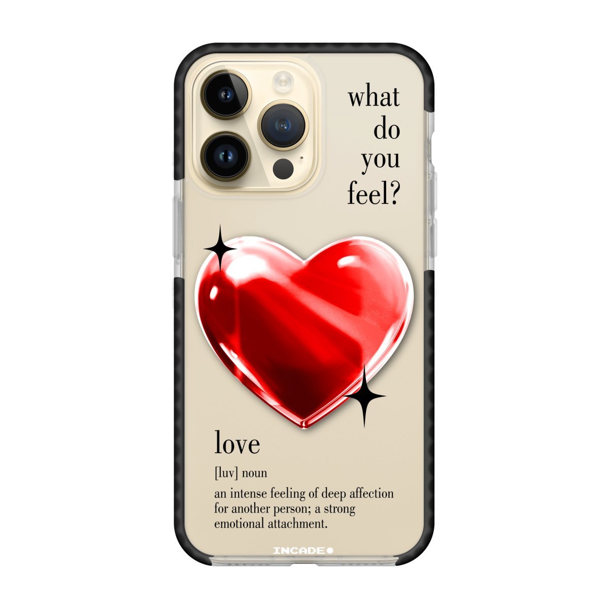1 heart red - INCADE