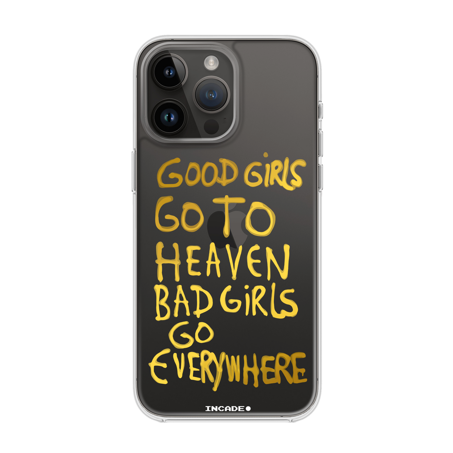 Etui na iPhone 14 Pro Max bad girl gold