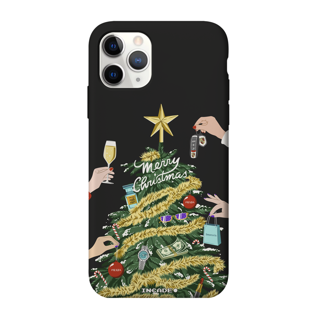 Чохол для iPhone 11 Pro CHRISTMAS silver — INCADE Black
