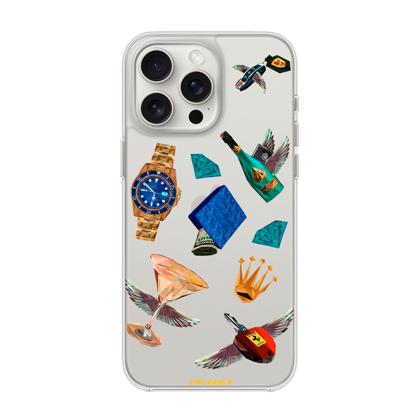 Etui na iPhone 15 Pro Max Ferrari porsche rolex