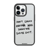 Чохол для iPhone 14 Pro Max з принтом DONT SPEND