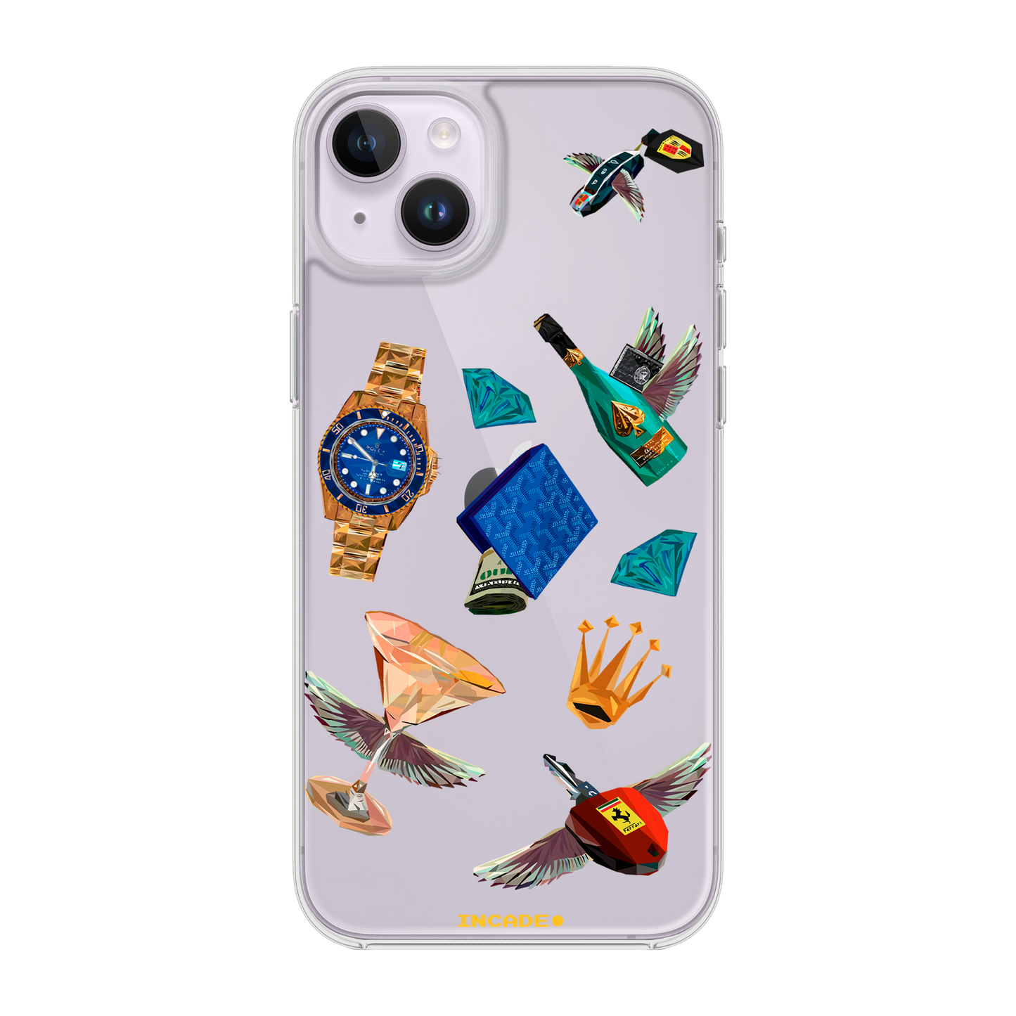 Etui na iPhone 14 Ferrari porsche rolex