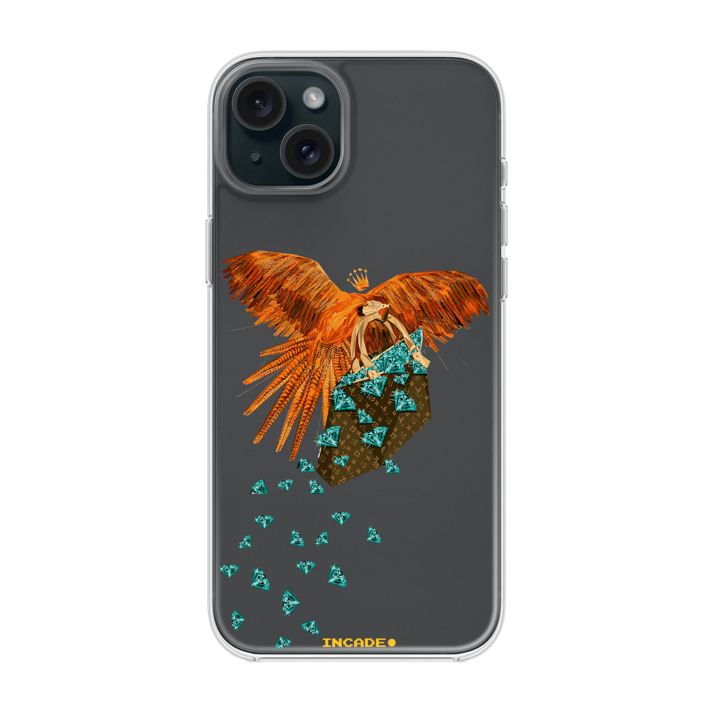 Etui na iPhone 15 jungle king